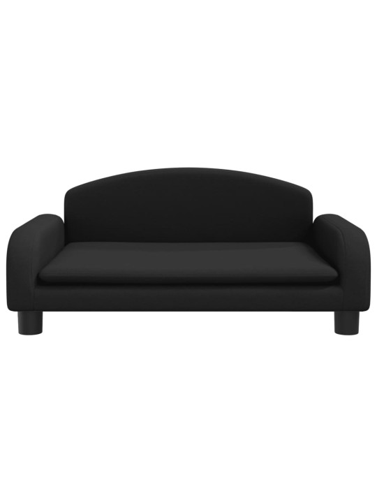 Pelíšek pro psy černý 70 x 45 x 30 cm textil