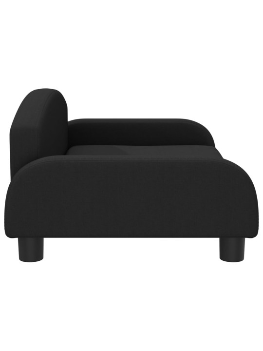 Pelíšek pro psy černý 70 x 45 x 30 cm textil