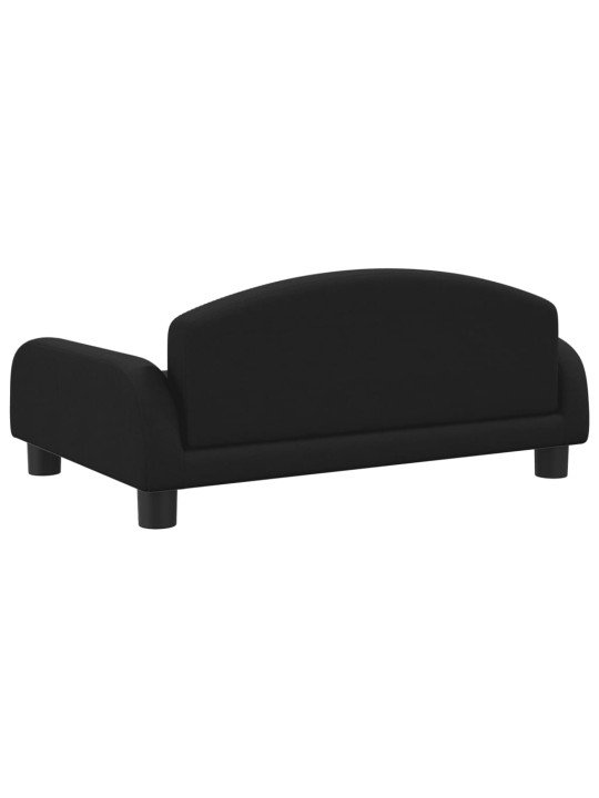Pelíšek pro psy černý 70 x 45 x 30 cm textil