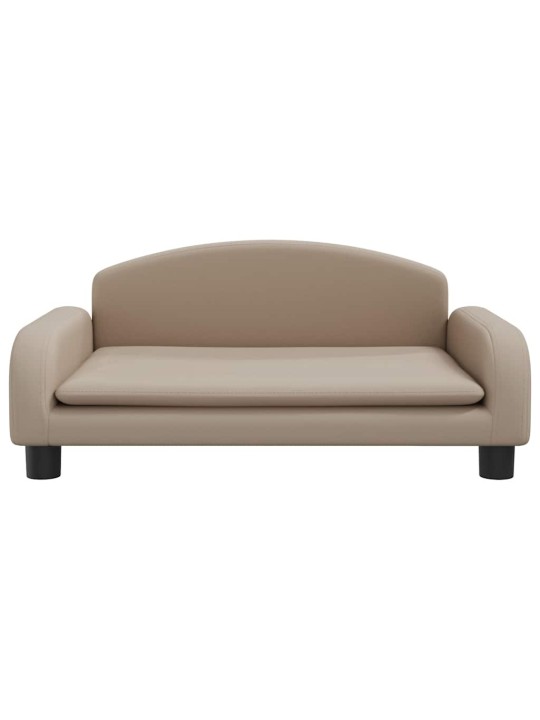 Pelíšek pro psy cappuccino 70 x 45 x 30 cm umělá kůže
