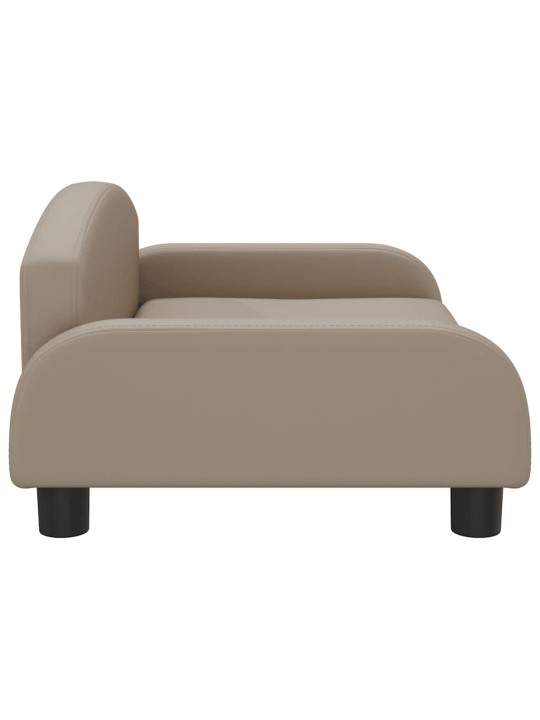 Pelíšek pro psy cappuccino 70 x 45 x 30 cm umělá kůže