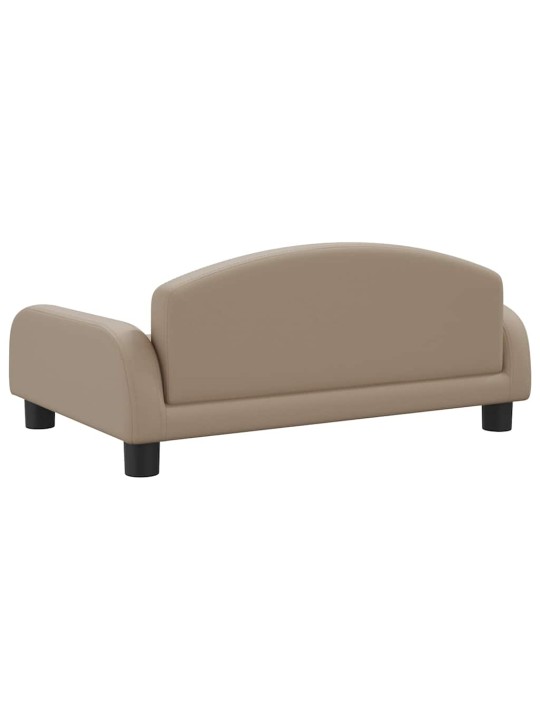 Pelíšek pro psy cappuccino 70 x 45 x 30 cm umělá kůže