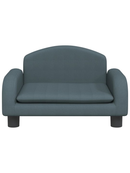 Pelíšek pro psy tmavě šedý 50 x 40 x 30 cm textil