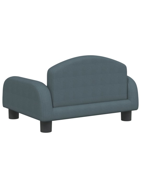 Pelíšek pro psy tmavě šedý 50 x 40 x 30 cm textil