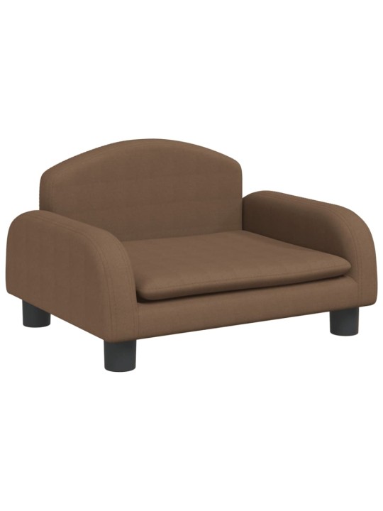 Pelíšek pro psy hnědý 50 x 40 x 30 cm textil