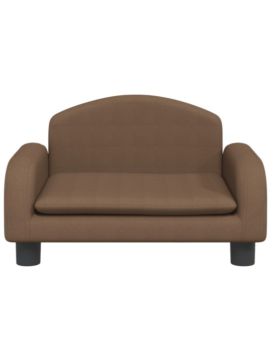 Pelíšek pro psy hnědý 50 x 40 x 30 cm textil