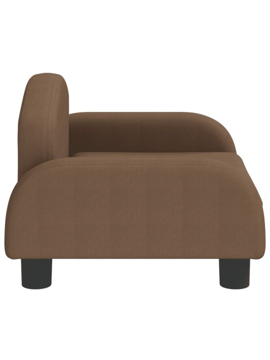 Pelíšek pro psy hnědý 50 x 40 x 30 cm textil