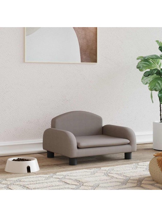Pelíšek pro psy taupe 50 x 40 x 30 cm textil