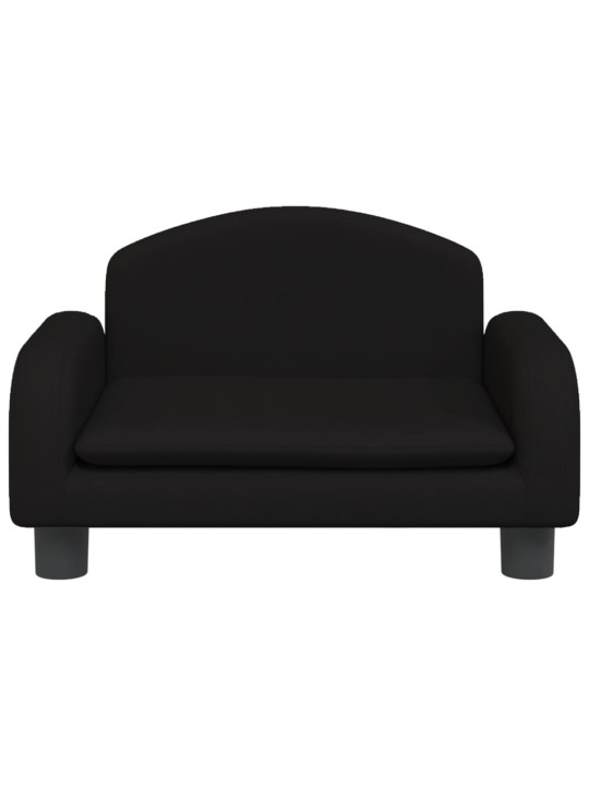 Pelíšek pro psy černý 50 x 40 x 30 cm textil