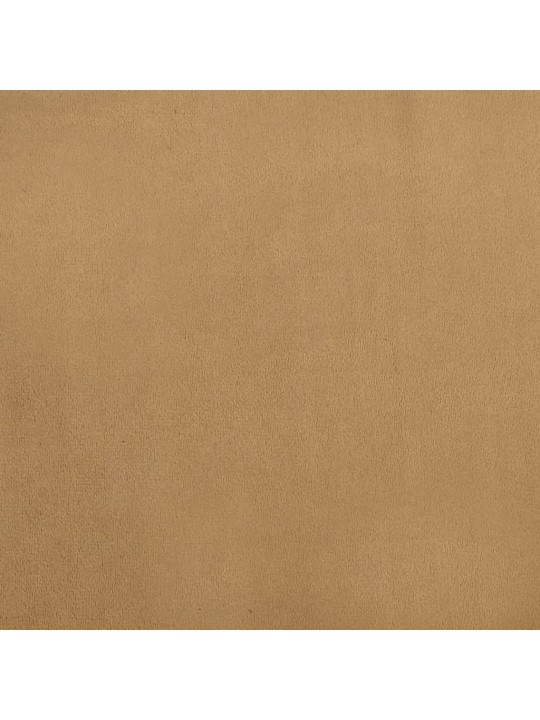 Pelíšek pro psy hnědý 100 x 54 x 33 cm samet