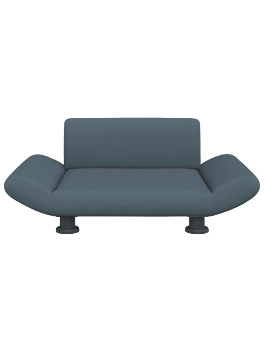 Pelíšek pro psy tmavě šedý 70 x 45 x 28 cm textil