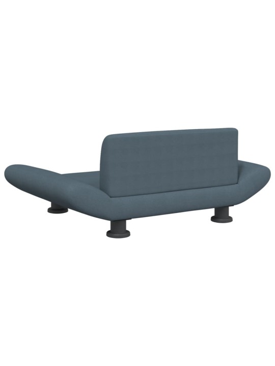 Pelíšek pro psy tmavě šedý 70 x 45 x 28 cm textil