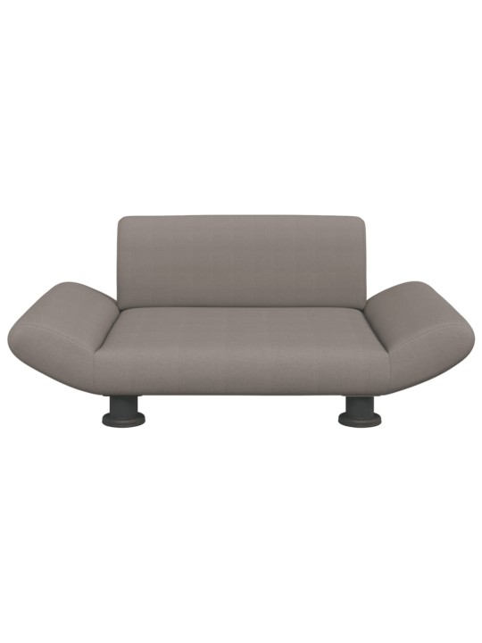 Pelíšek pro psy taupe 70 x 45 x 28 cm textil