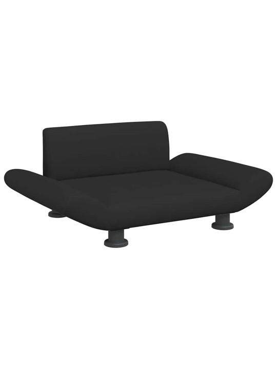Pelíšek pro psy černý 70 x 45 x 28 cm textil