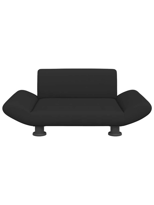 Pelíšek pro psy černý 70 x 45 x 28 cm textil
