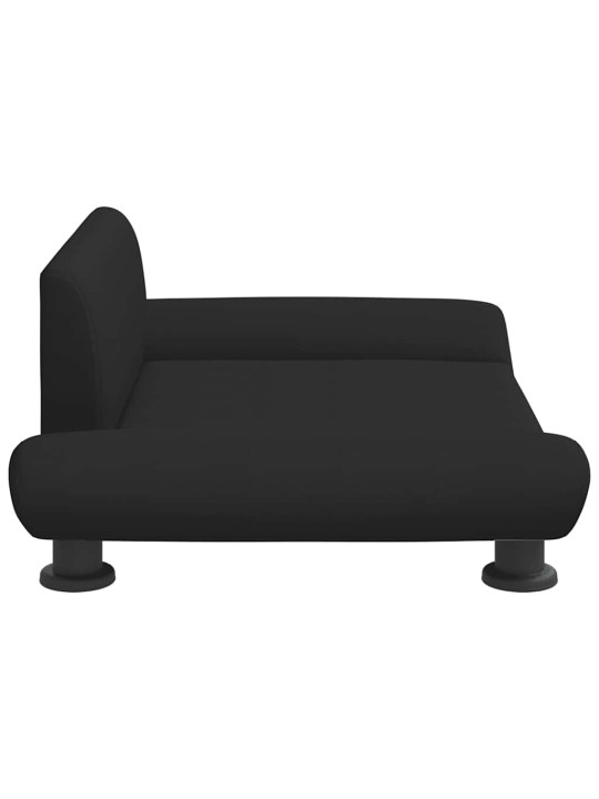 Pelíšek pro psy černý 70 x 45 x 28 cm textil