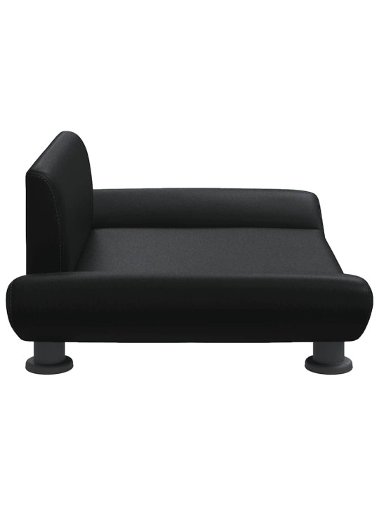 Pelíšek pro psy černý 70 x 45 x 28 cm umělá kůže