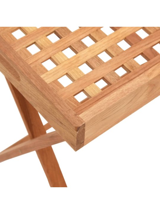 Skládací stolek s podnosem 52x36x56,5 cm masivní ořechové dřevo