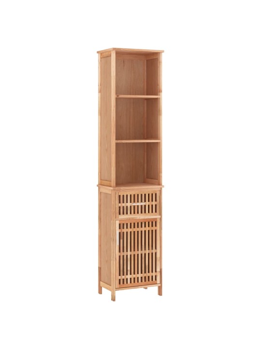 Koupelnová skříňka 42 x 29 x 182 cm masivní ořechové dřevo