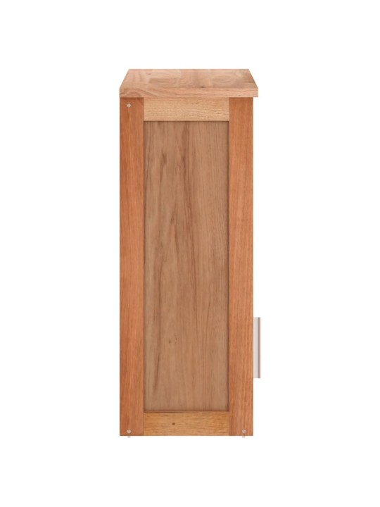 Nástěnná koupelnová skříňka 42x23x60 cm masivní ořechové dřevo