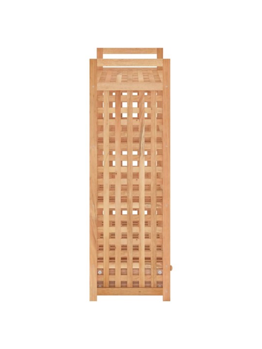 Botník se zásuvkou 70 x 27 x 81 cm masivní ořechové dřevo