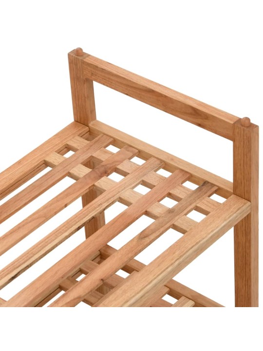 Botníky 2 ks 69 x 27 x 41 cm masivní ořechové dřevo