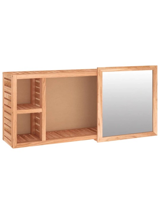 Zrcadlová skříňka 80 x 17 x 34 cm masivní ořechové dřevo