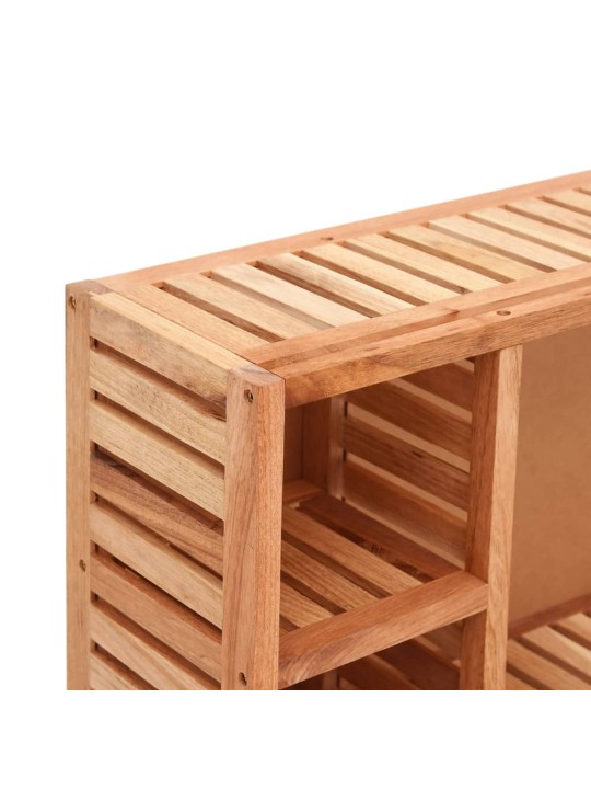 Zrcadlová skříňka 80 x 17 x 34 cm masivní ořechové dřevo