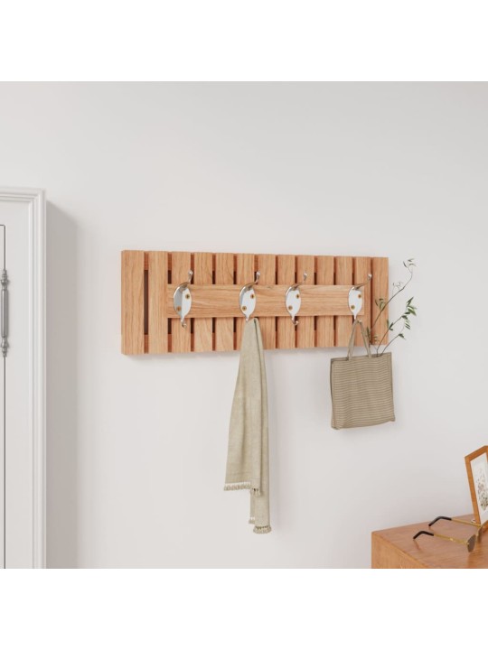 Nástěnný věšák 42 x 8,5 x 14 cm masivní ořechové dřevo