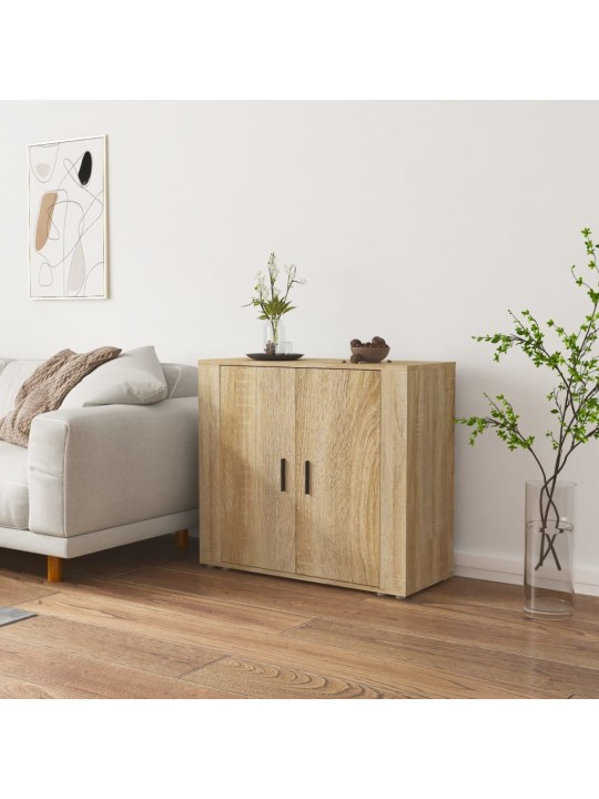 Příborník dub sonoma 80x33x70 cm kompozitní dřevo