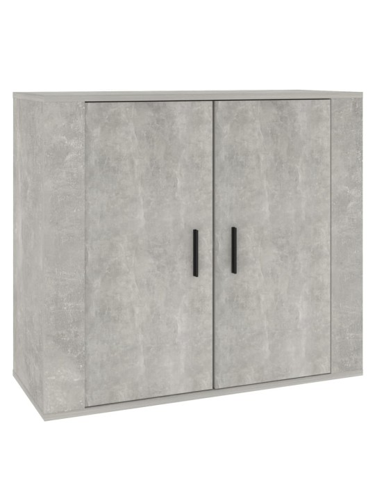 Příborník betonově šedý 80x33x70 cm kompozitní dřevo