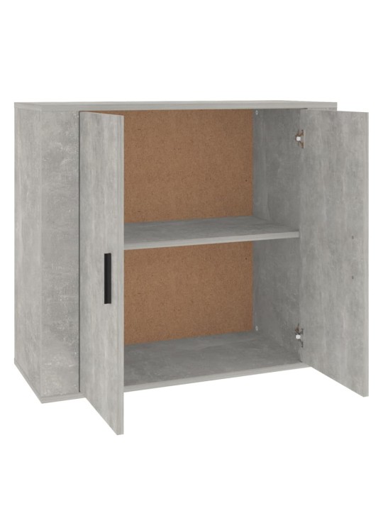 Příborník betonově šedý 80x33x70 cm kompozitní dřevo