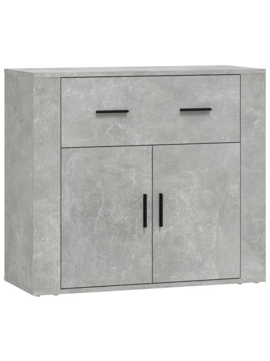 Příborník betonově šedý 80x33x70 cm kompozitní dřevo
