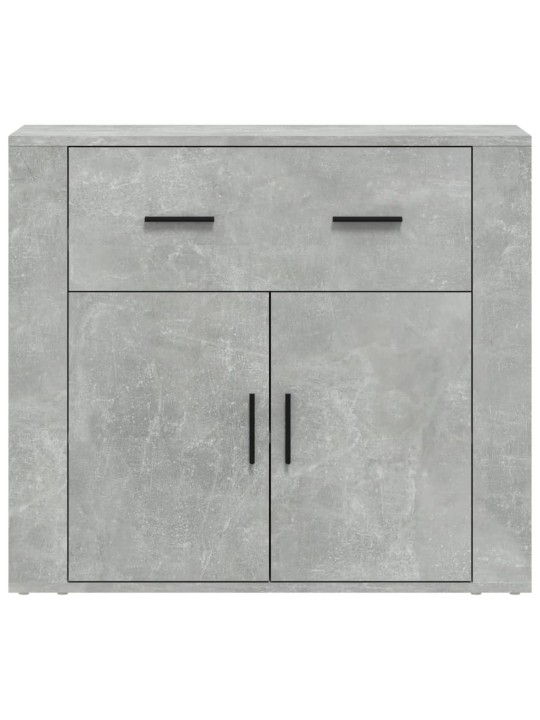 Příborník betonově šedý 80x33x70 cm kompozitní dřevo