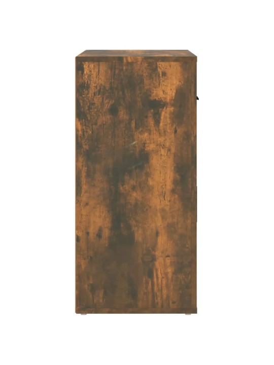 Příborník kouřový dub 80x33x70 cm kompozitní dřevo