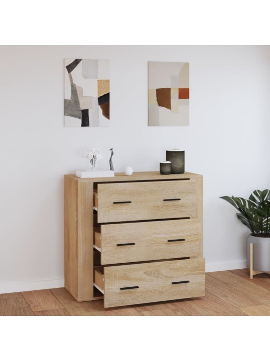 Příborník dub sonoma 80x33x70 cm kompozitní dřevo