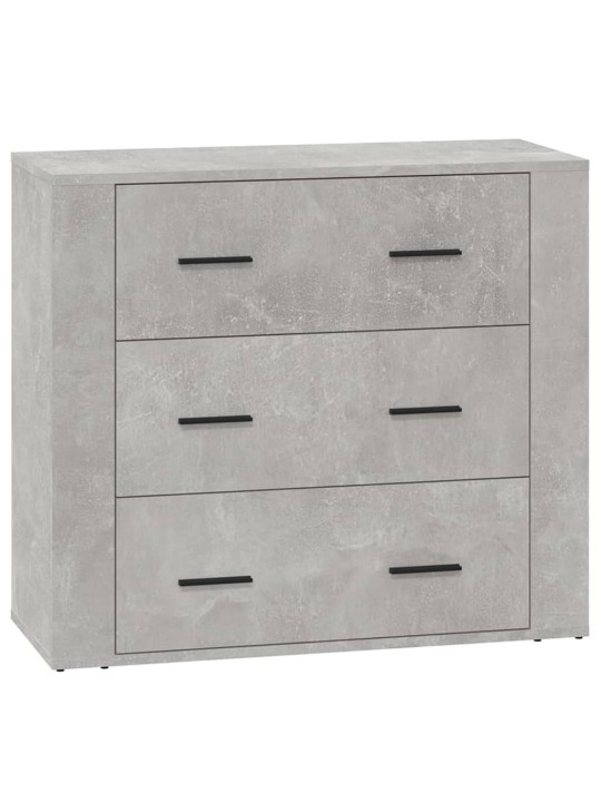 Příborník betonově šedý 80x33x70 cm kompozitní dřevo