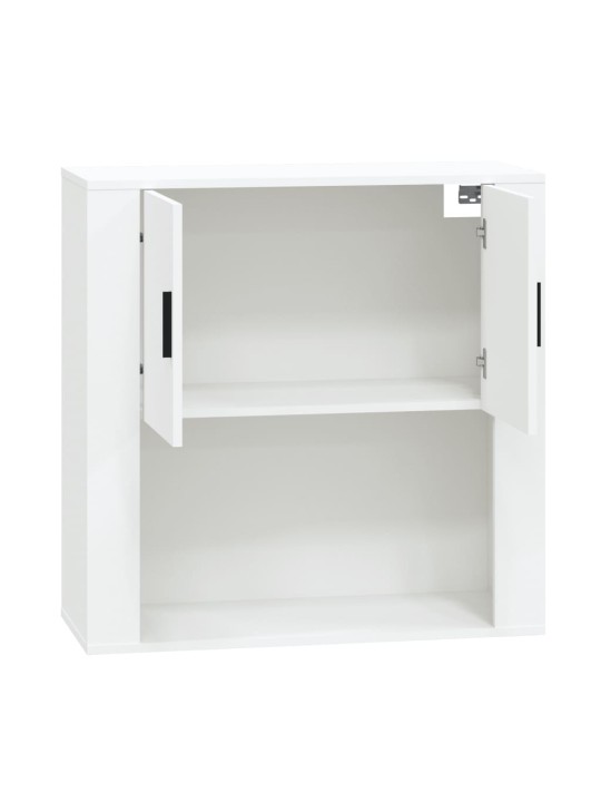 Nástěnná skříňka bílá 80x33x80 cm kompozitní dřevo