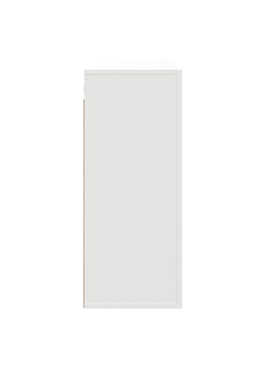 Nástěnná skříňka bílá 80x33x80 cm kompozitní dřevo