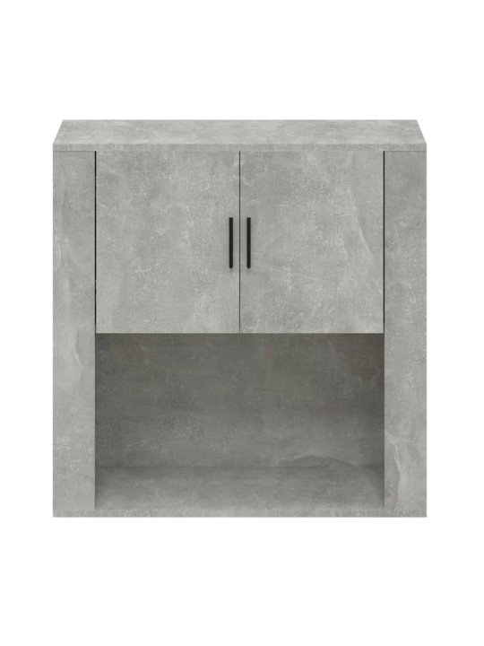 Nástěnná skříňka betonově šedá 80 x 33 x 80 cm kompozitní dřevo