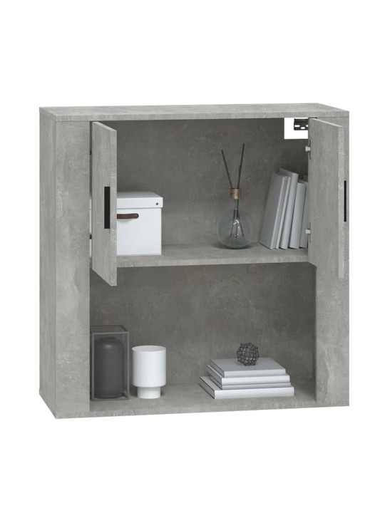 Nástěnná skříňka betonově šedá 80 x 33 x 80 cm kompozitní dřevo