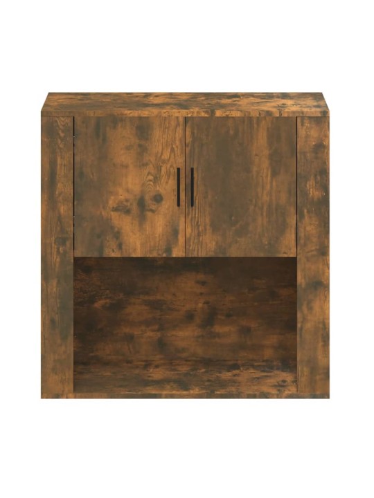 Nástěnná skříňka kouřový dub 80x33x80 cm kompozitní dřevo