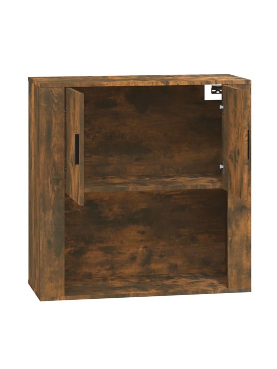 Nástěnná skříňka kouřový dub 80x33x80 cm kompozitní dřevo