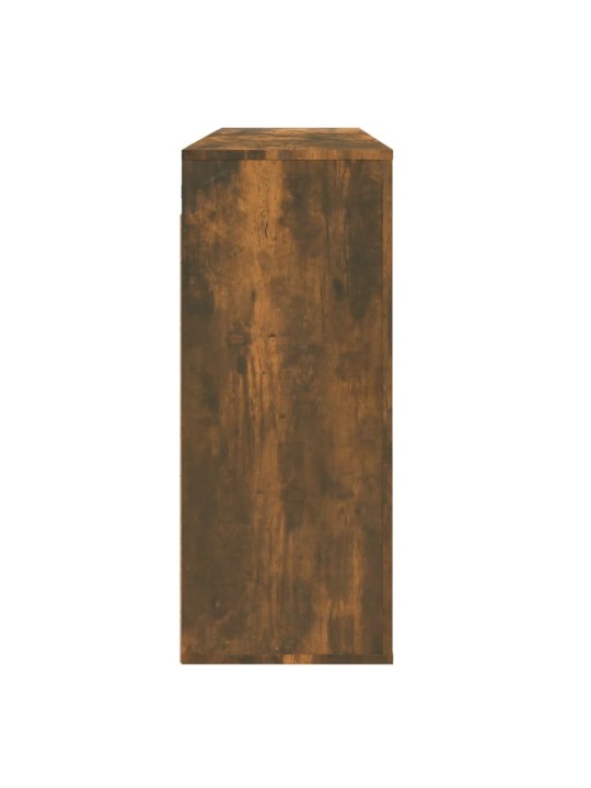 Nástěnná skříňka kouřový dub 80x33x80 cm kompozitní dřevo