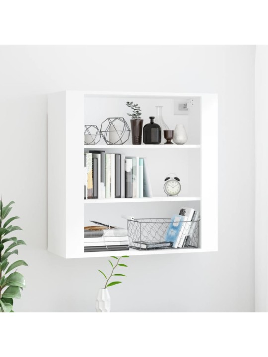 Nástěnná skříňka bílá 80x33x80 cm kompozitní dřevo