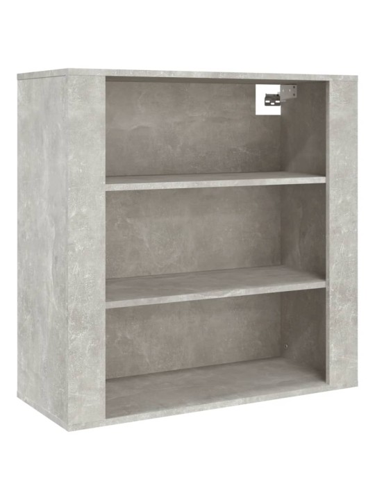 Nástěnná skříňka betonově šedá 80 x 33 x 80 cm kompozitní dřevo