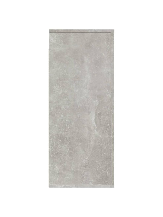 Nástěnná skříňka betonově šedá 80 x 33 x 80 cm kompozitní dřevo