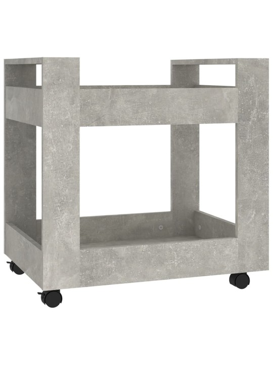 Kancelářský kontejner betonově šedý 60x45x60cm kompozitní dřevo