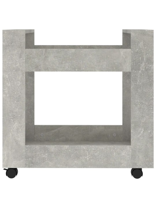 Kancelářský kontejner betonově šedý 60x45x60cm kompozitní dřevo