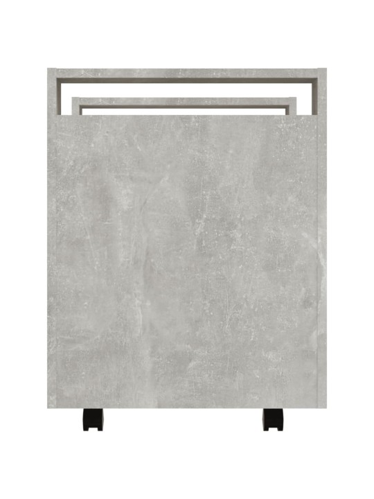 Kancelářský kontejner betonově šedý 60x45x60cm kompozitní dřevo